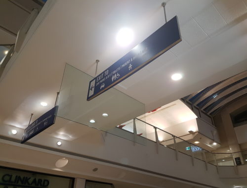 Shopping Centre internal signs